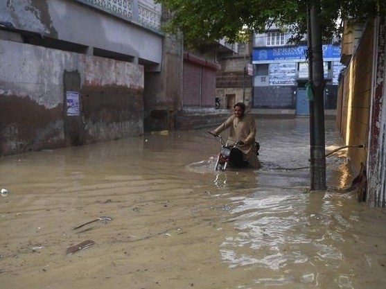 巴基斯坦多地遭遇强降雨60多人死亡