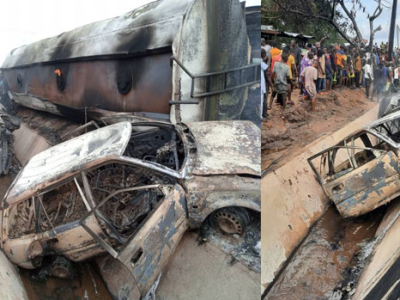 尼日利亚发生油罐车爆炸事故 造成至少23人死亡