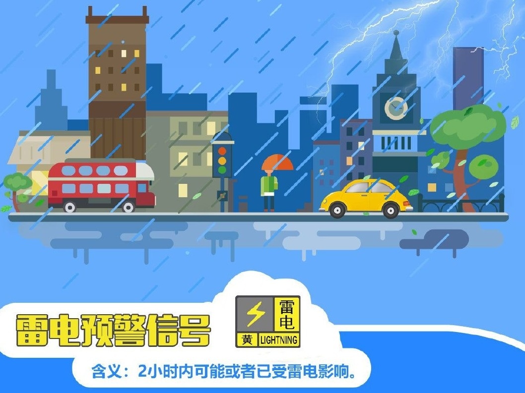 注意啦！深圳市分区暴雨黄色预警+雷电预警正在生效中