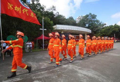 全省首届森林消防大比武，深圳两代表队获团体总分第二和优秀组织奖