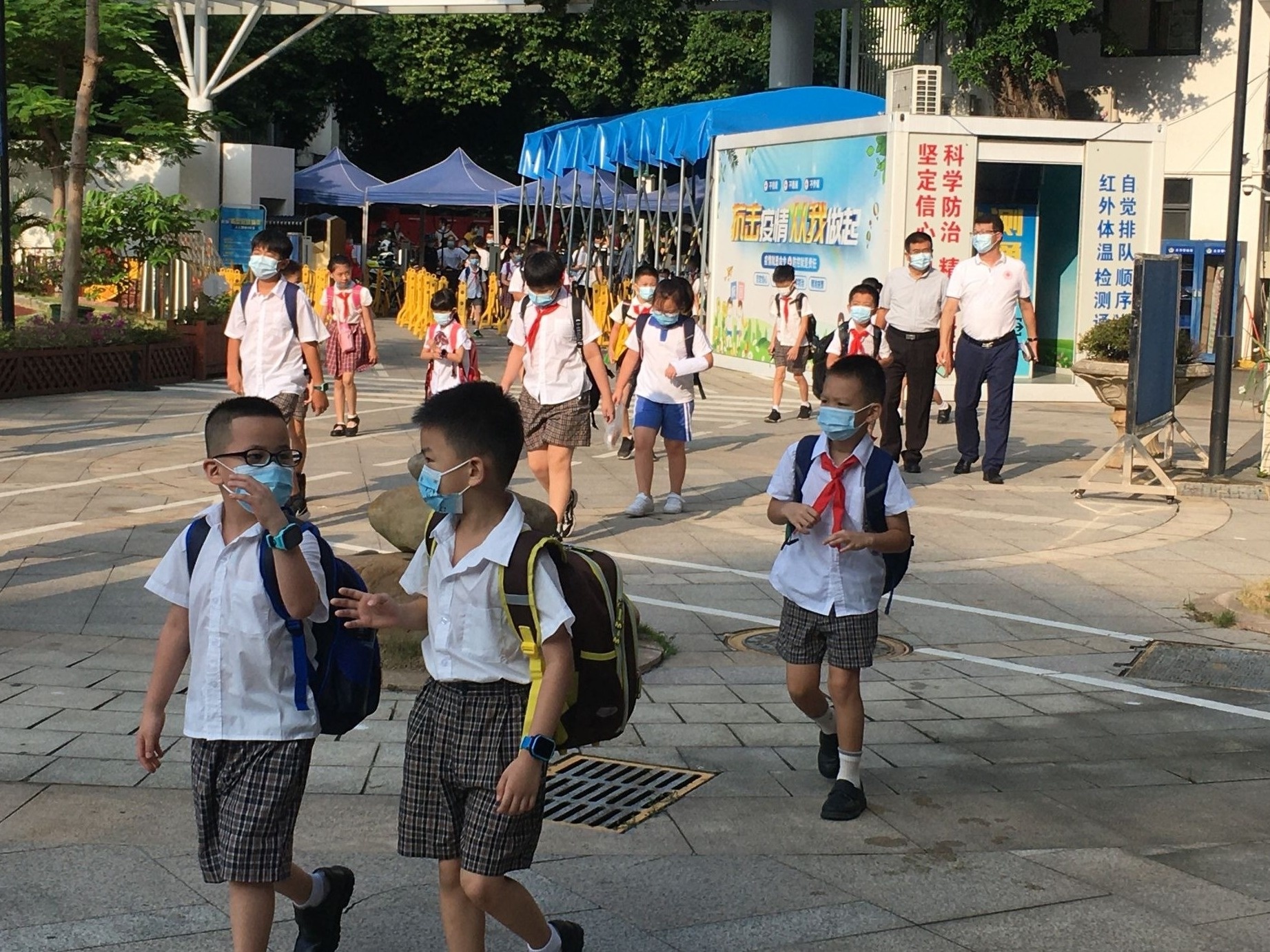云端共享开学典礼，深圳广西的这三所小学共建家门口的好学校