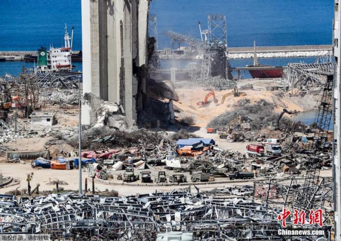 黎巴嫩军方清查爆炸港口 共发现1.32吨烟花