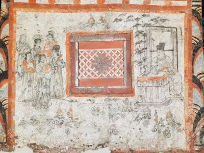 山西五寨发现元代壁画墓