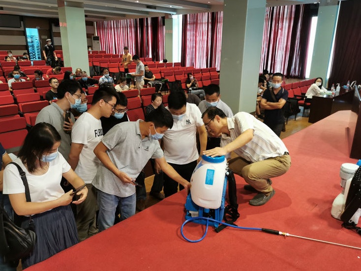 2020年深圳市新冠病毒消毒技能高级职业经理培训班举行