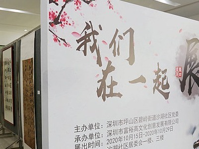 笔墨绘发展 沙湖社区举办书画展览活动