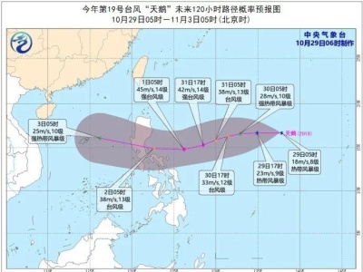 “天鹅”已加强至超强台风级别 “艾莎尼”向西北方向行进