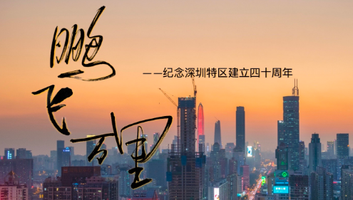 鹏飞万里——纪念深圳特区建立四十周年