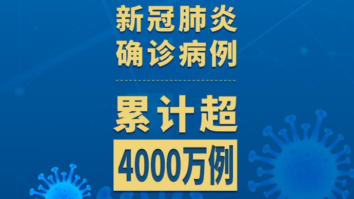 世卫组织：全球新冠肺炎确诊病例累计超4000万例