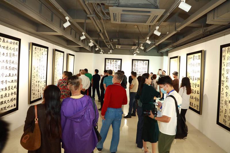 “守望兰亭·全国书法名家精品邀请展”在福田美术馆开幕