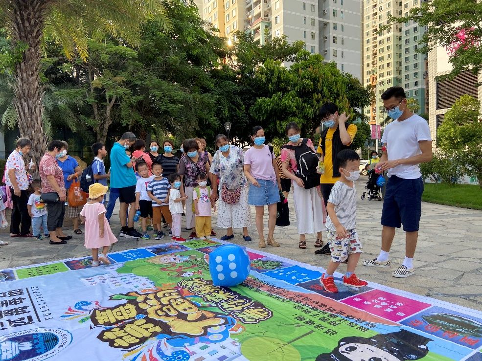 福田福保街道展开禁毒宣传活动