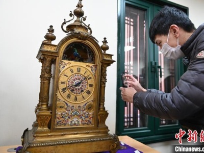 “古钟表联合修复室”在沈阳故宫揭牌 完成修复的清宫钟表亮相