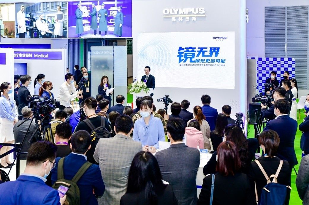 接近4K的超高清晰度，奥林巴斯进博会展示最新外科影像系统