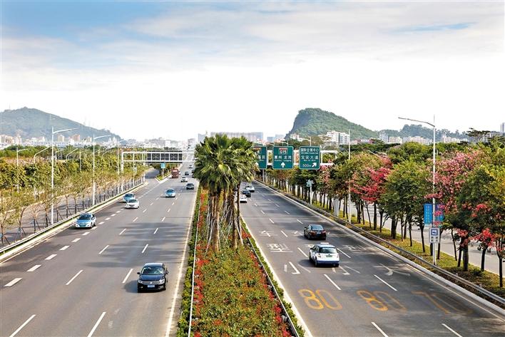 航城机场南路即将完成升级改造