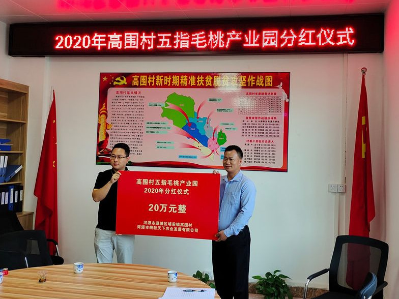 首批20万元分红到手了！南澳帮扶河源贫困村产业项目见成效