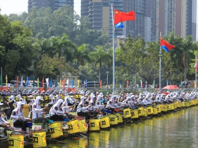 深圳市钓鱼协会成立30周年钓鱼大赛开赛