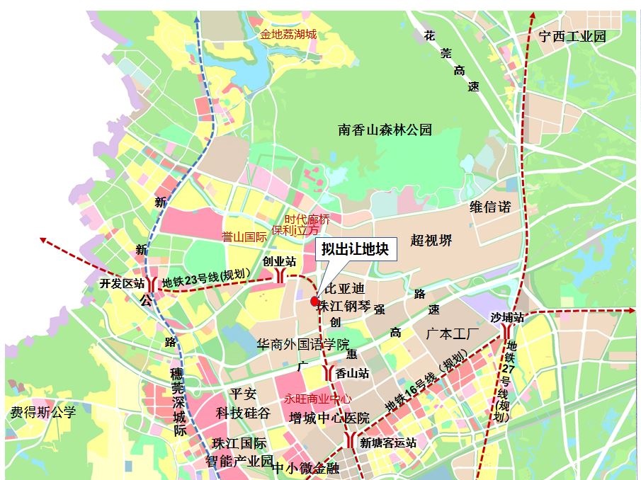 广州12月28日成交7宗用地，3号线东延线番禺客运站附近将配套学校