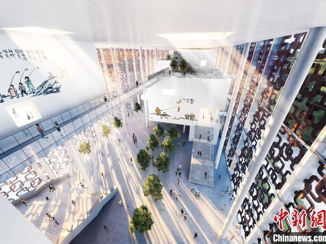 丰子恺艺术中心奠基 将成长三角地区文化艺术基地