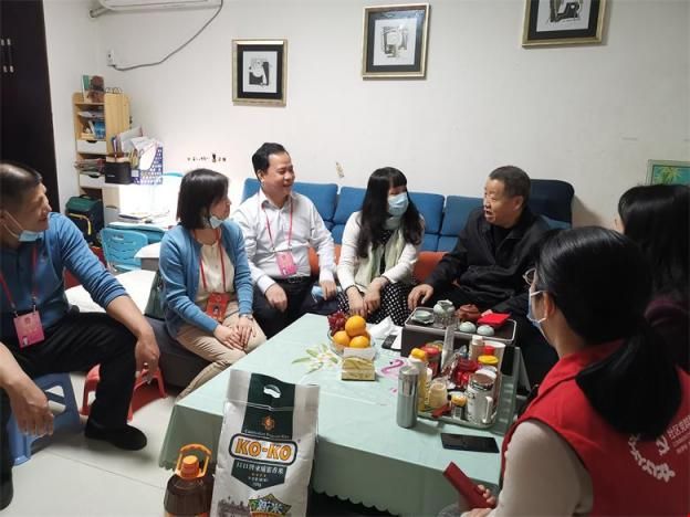 代表慰问送真情，冬日关怀暖人心  