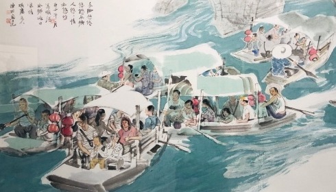 顺德谋划打造“广东国画小镇”，33位国画名家佳作逢简展出