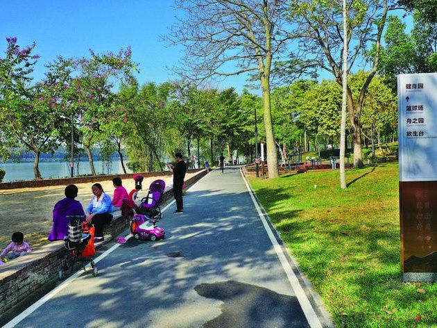 惠州东江公园升级：健康步道串起七大主题景园
