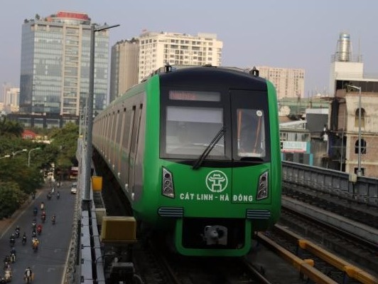 深圳地铁第2个海外项目越南河内轻轨完成试运行“跑图”