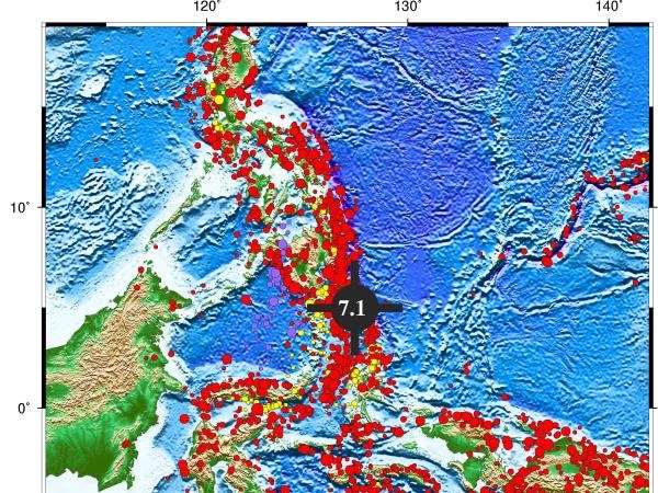 刚刚发生菲律宾群岛海域地震，初步判断不会引发海啸