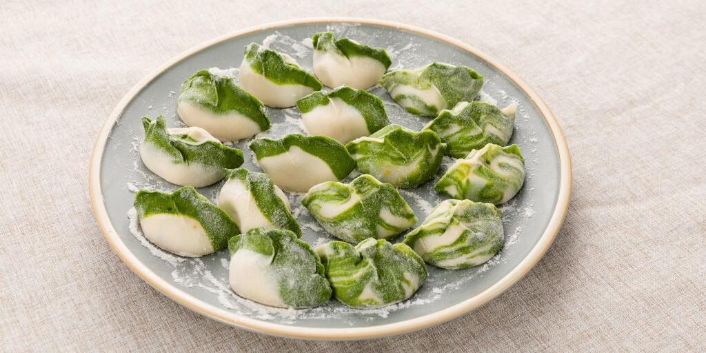 晒年菜 | 美味翡翠白玉水饺