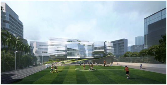 罗湖这所在建学校拿下国际大奖！太美了！