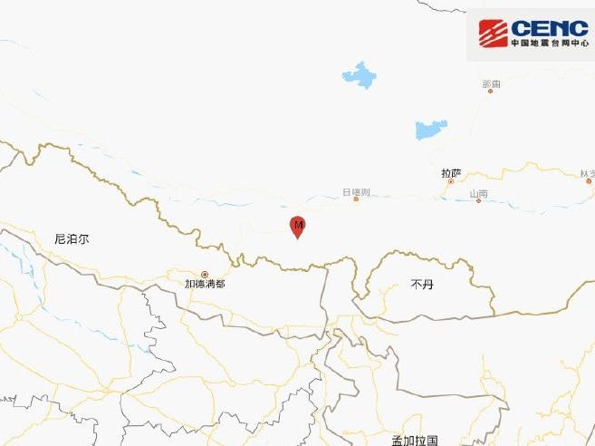 西藏日喀则市定日县发生4.7级地震