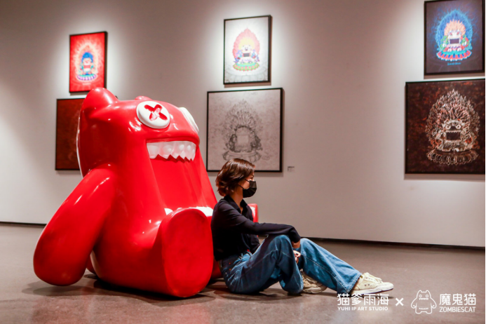 看展｜“吞噬负能量”的魔鬼猫来啦！去国风艺术馆看魔鬼猫IP潮流艺术展