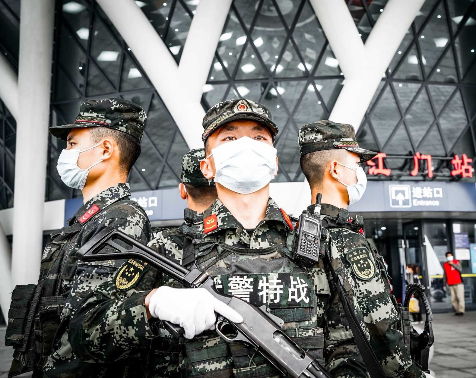 图集 | 江门军警联勤武装巡逻，守卫一方平安