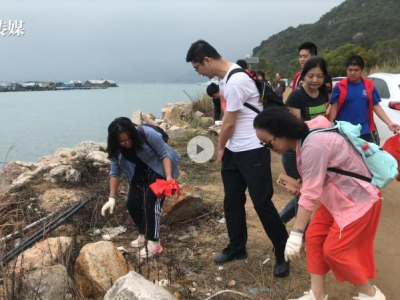 山海间来了一群特别的＂红马甲＂，中学生生态旅游志愿服务亲子家庭走进大鹏