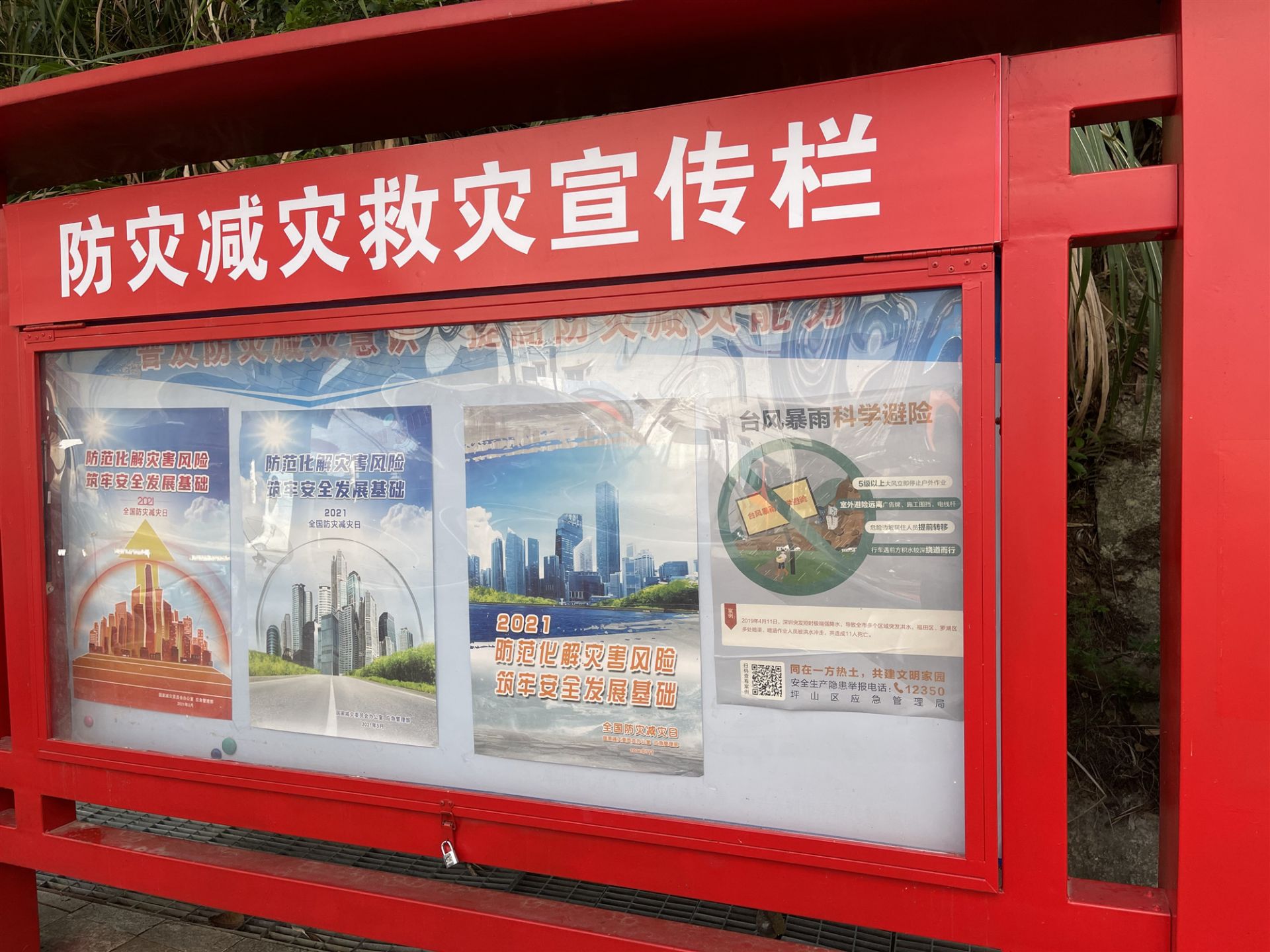 碧岭街道开展防灾减灾进学校、进社区宣传教育活动