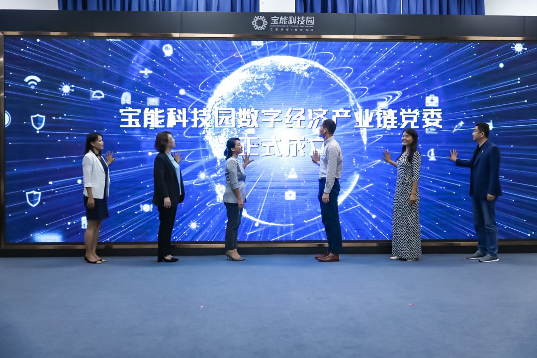 龙华区首个产业链党委——宝能科技园数字经济产业链党委成立