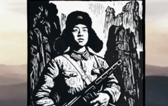 永远的雷锋！《美术经典中的党史》邀您走近版画《雷锋》……