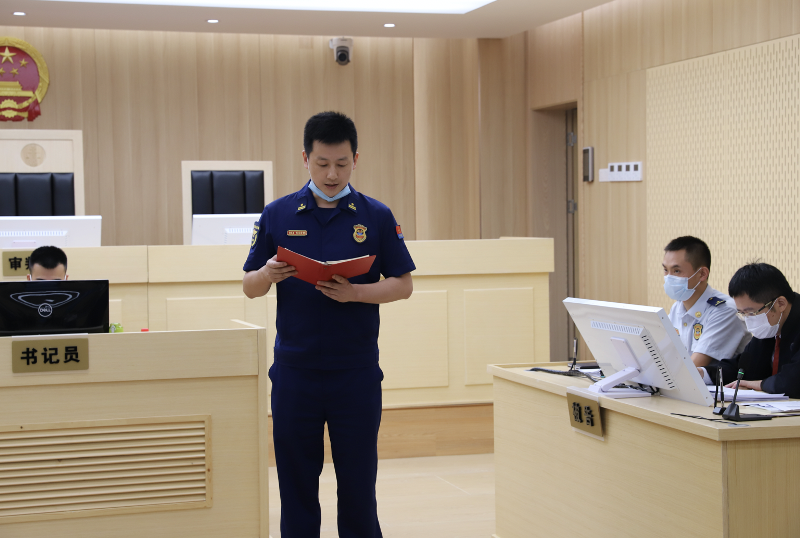 警示教育零距离 深汕消防联合法院开展模拟法庭活动
