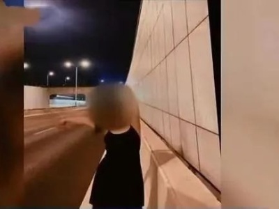 女网红隧道拍视频，无知又违法！