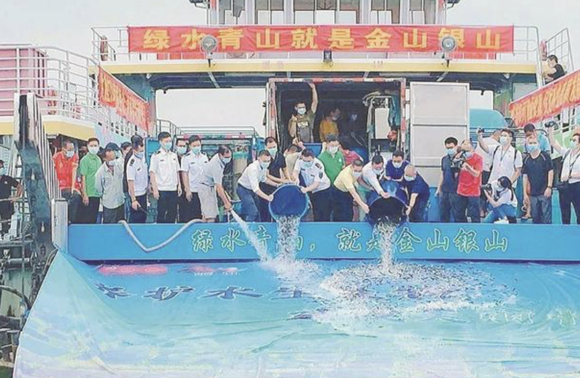 2021年广东省（佛山）江河增殖放流首场活动举行 超1500万尾鱼苗放流西江 