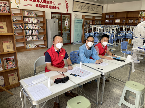 德镒盟电子发挥两新党建带头作用助力社区疫情防控
