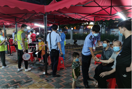 暖心！福城网格员细心服务105岁抗美援朝抗战老兵免费核酸采样