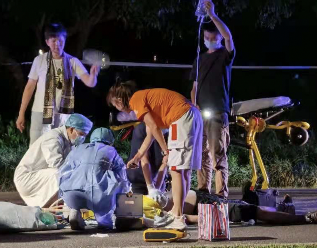 “深圳女医生公园锻炼顺便救了一个人”后续：心脏支架手术后男子下周出院