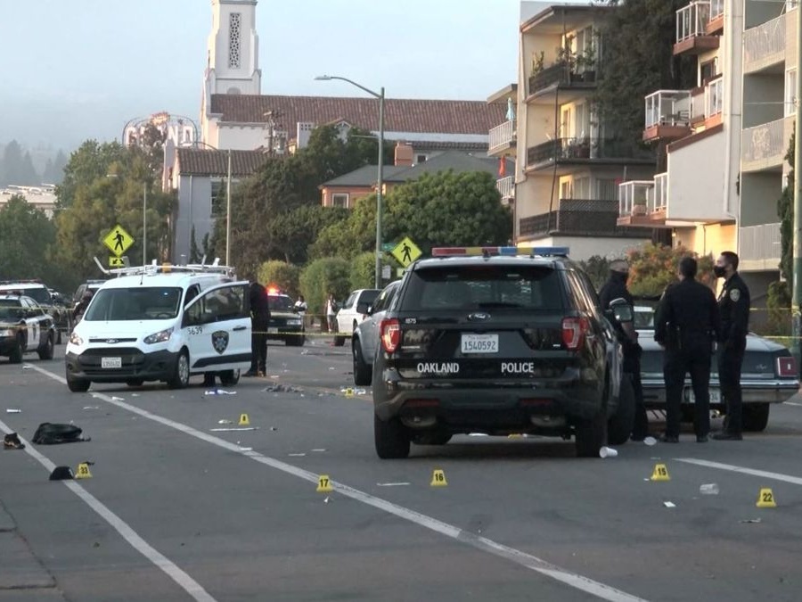 美国加州奥克兰市发生枪击事件 致1死5伤