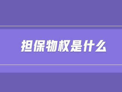 担保物权探究