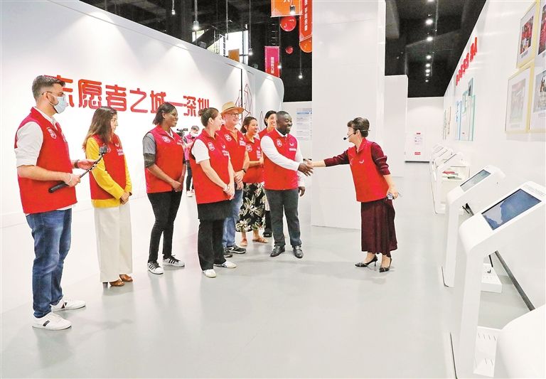 深圳外籍志愿者“回家”