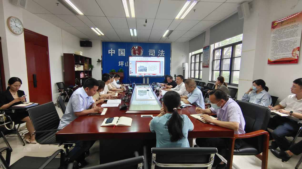 坪山区司法局党支部党员大会（扩大）会议深入开展党史学习教育