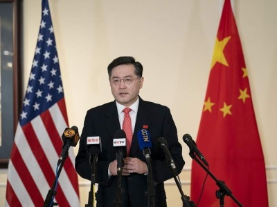 新任驻美大使秦刚，向中美媒体发表讲话