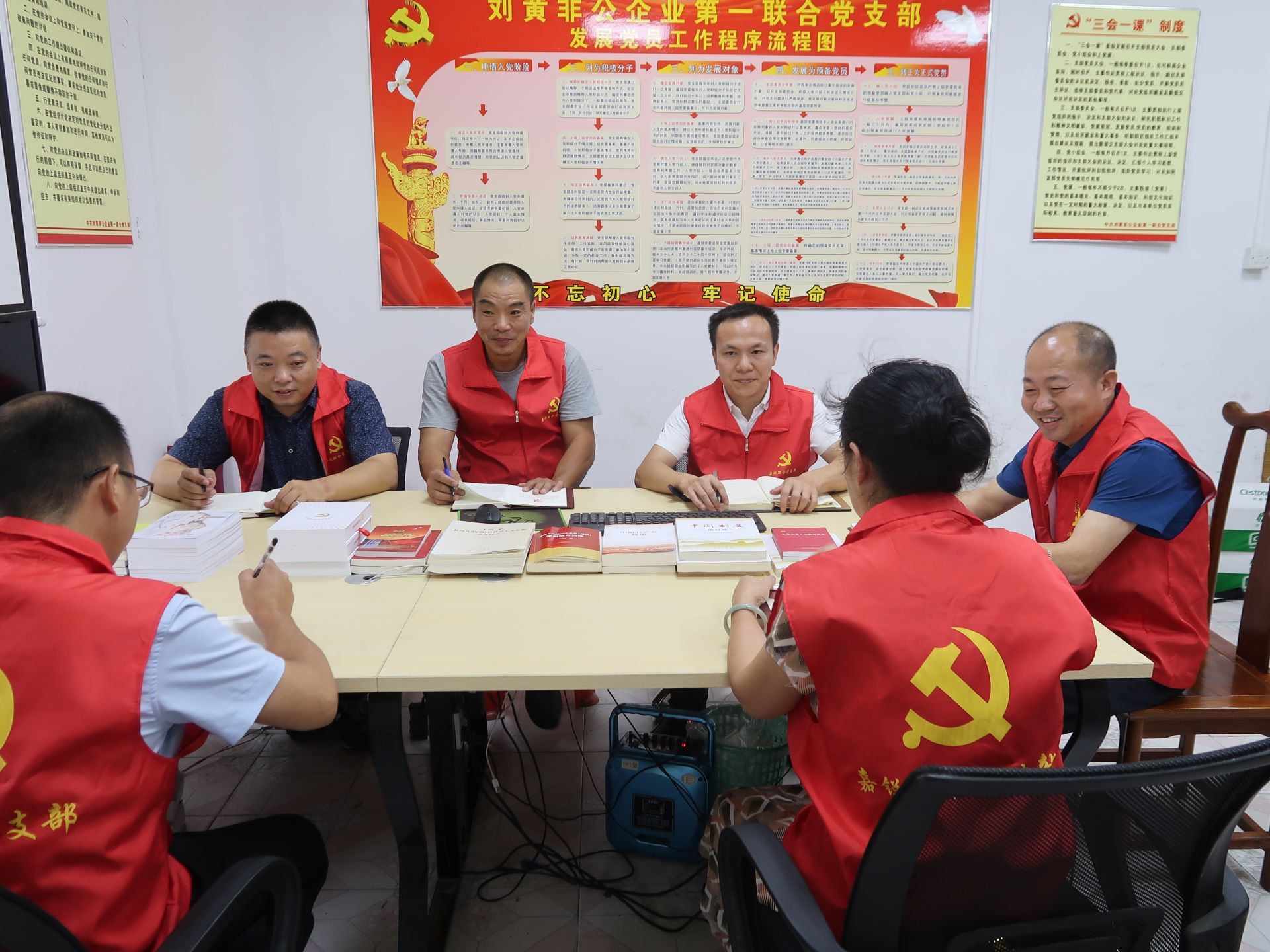 东莞市茶山镇170多名“两新”党员回归组织