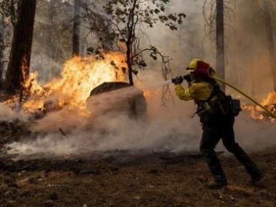 美国加州山火持续肆虐，火情未得到控制
