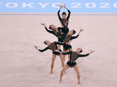 祝贺！中国姑娘获得奥运会艺术体操团体全能第四名