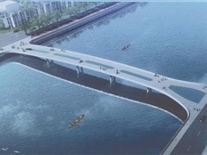 珠江第二座人行桥设计细节曝光：设3.5米宽玻璃景观桥面